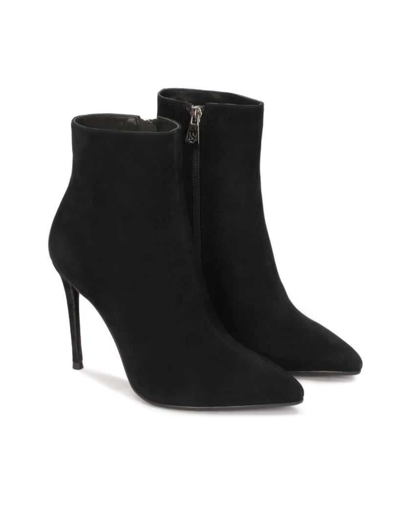 Kazar-Klassische-schwarze-Wildlederstiefel-mit-Stilettoabsatz-schwarz