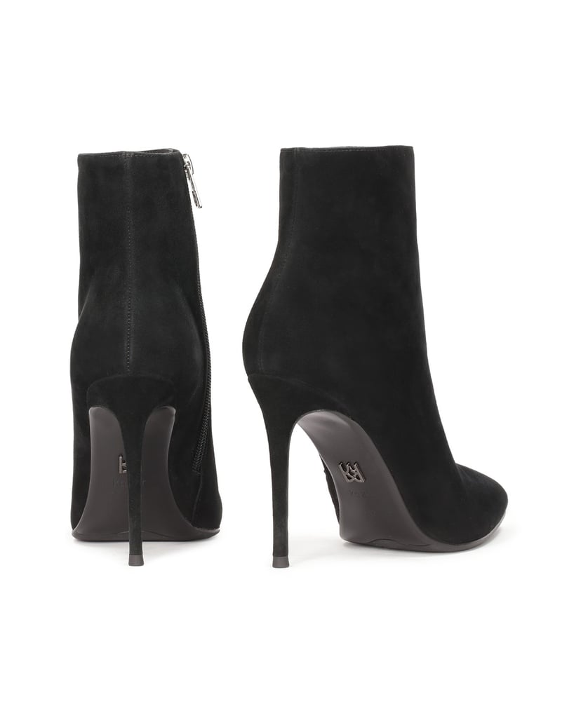 Kazar-Klassische-schwarze-Wildlederstiefel-mit-Stilettoabsatz-schwarz