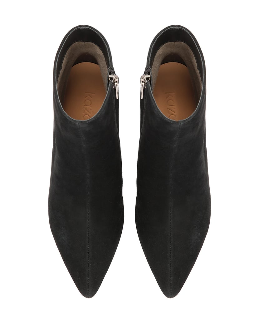 Kazar-Klassische-schwarze-Wildlederstiefel-mit-Stilettoabsatz-schwarz