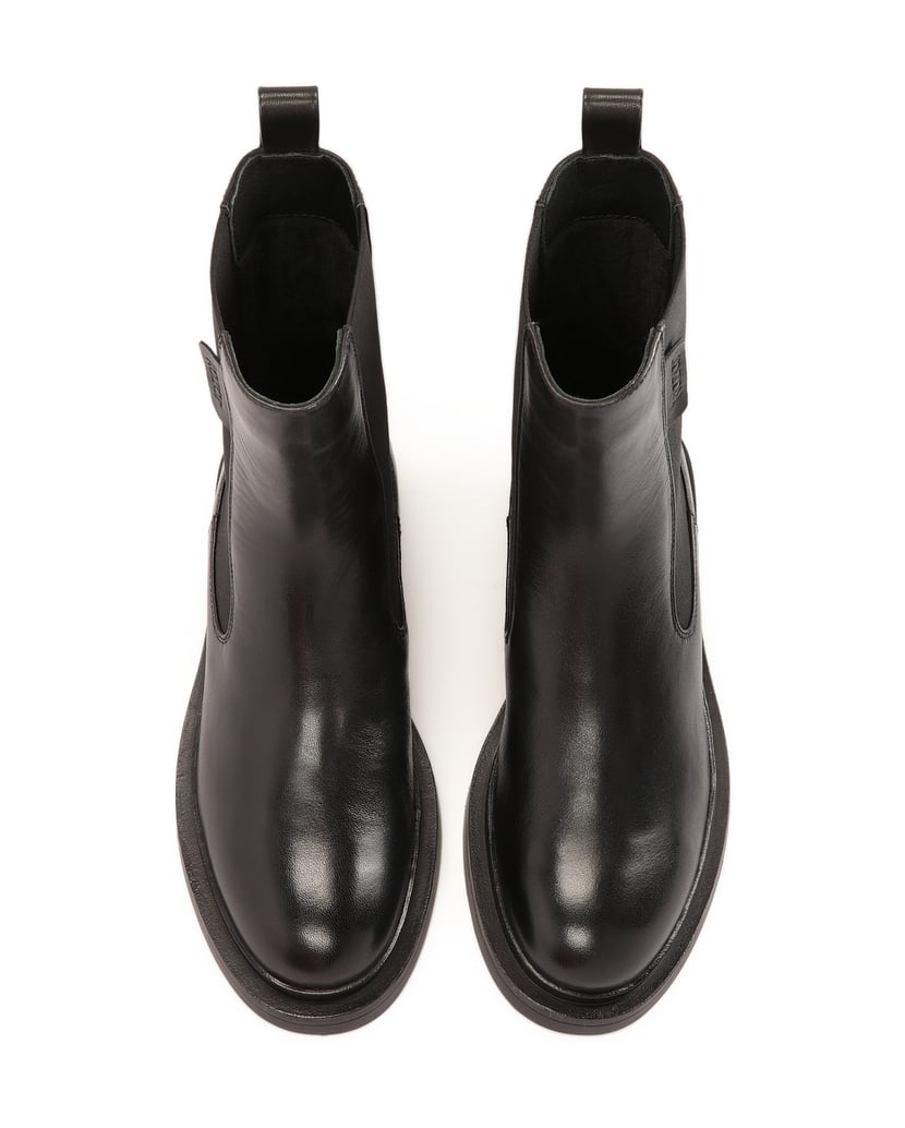 Kazar-Klassischer-Stiefel-auf-flacher-Sohle-mi-schwarz