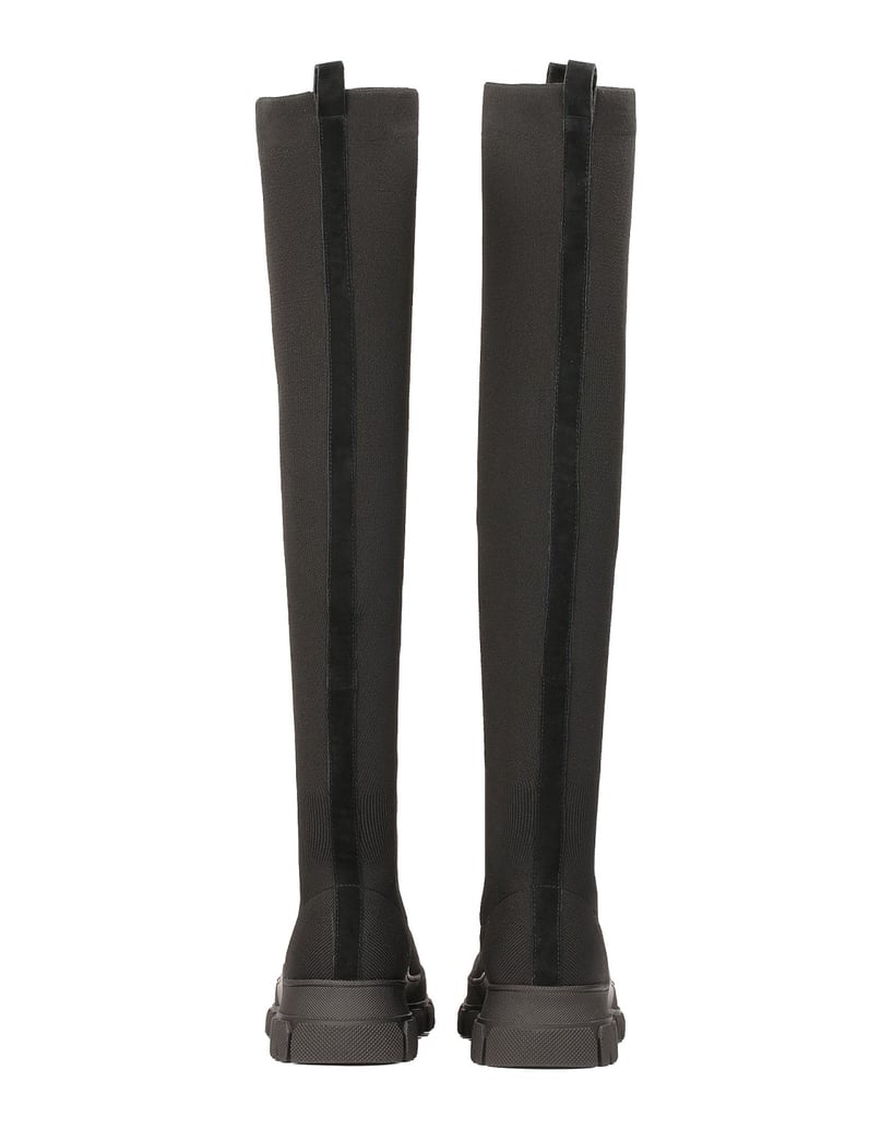 Kazar-Flexible-Overknee-Stiefel-mit-gerader-So-schwarz