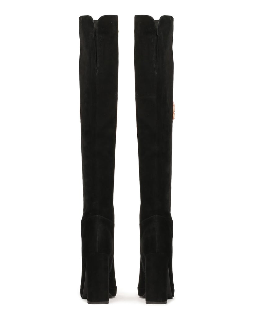 Kazar-Musketiere-aus-Wildleder-mit-hohem-Absat-schwarz