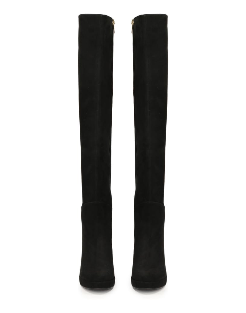 Kazar-Musketiere-aus-Wildleder-mit-hohem-Absat-schwarz