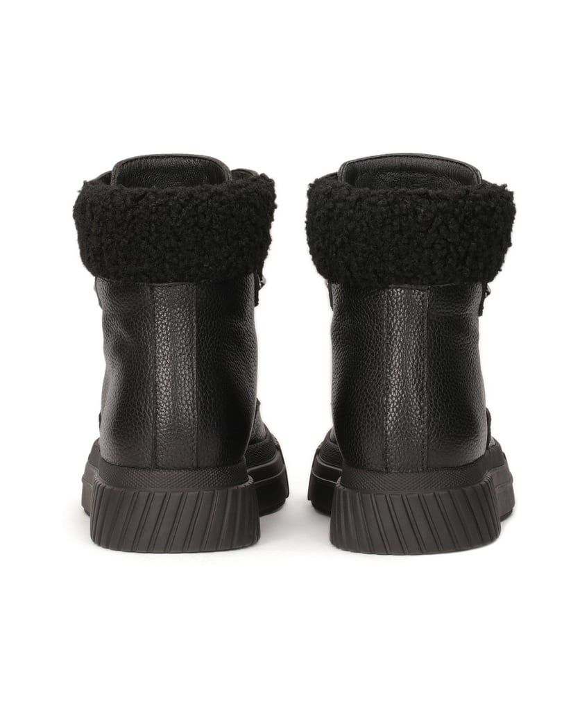 Kazar-Schwarze-Lederstiefeletten-für-Frauen