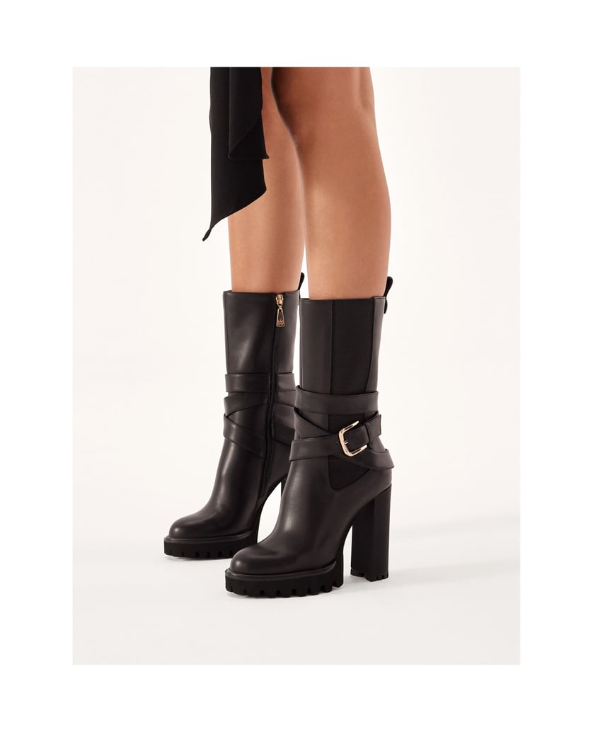 Kazar-High-platform-boots-černá