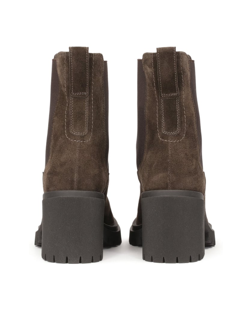 Kazar-Suede-heeled-boots-with-elastic-bands-hnědá