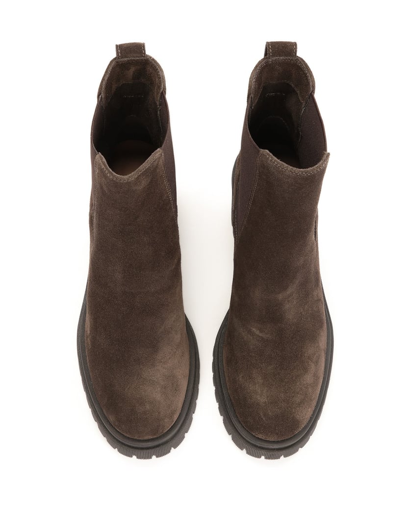 Kazar-Suede-heeled-boots-with-elastic-bands-hnědá