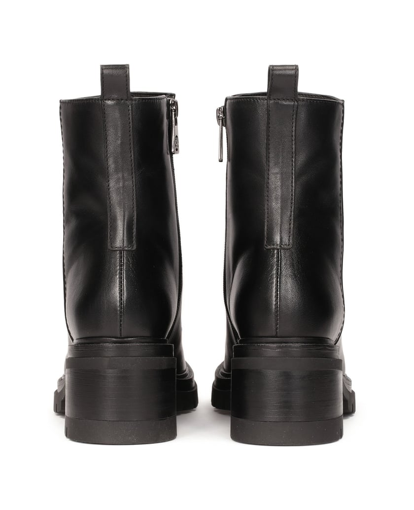 Kazar-Black-heeled-boots-with-a-simple-upper-černá