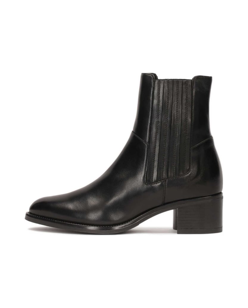 Kazar-Leather-boots-with-elastic-bands-čierna