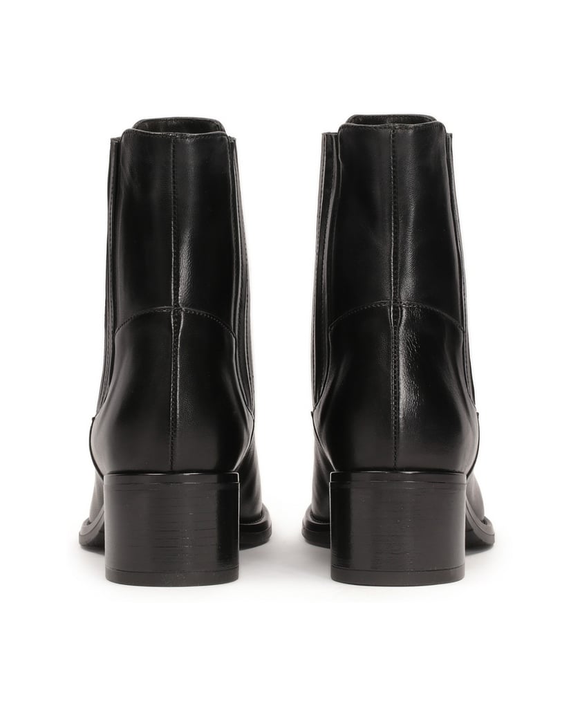 Kazar-Leather-boots-with-elastic-bands-čierna