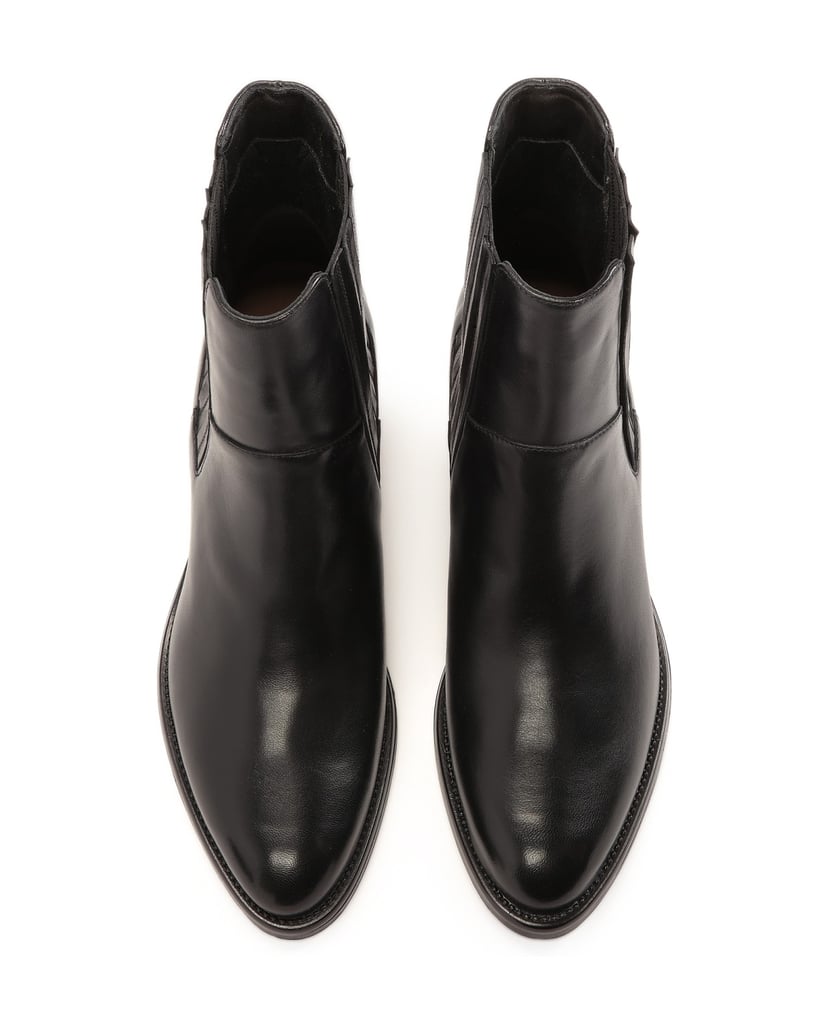 Kazar-Leather-boots-with-elastic-bands-čierna
