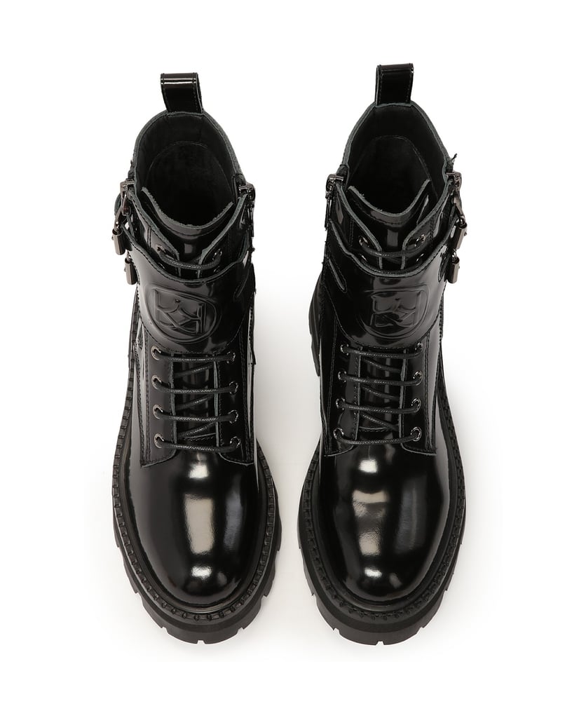 Kazar-Damen-Lederstiefel-im-Militärstil