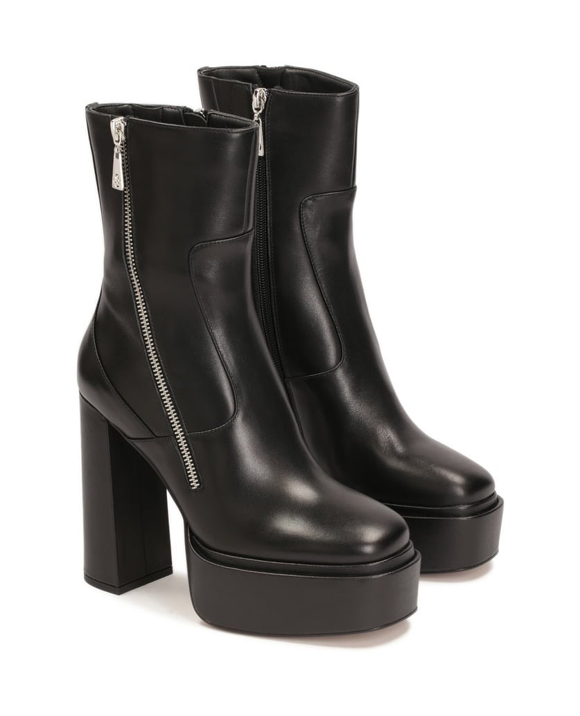 Kazar-Schwarze-Stiefel-mit-hohem-Plateau-und-A