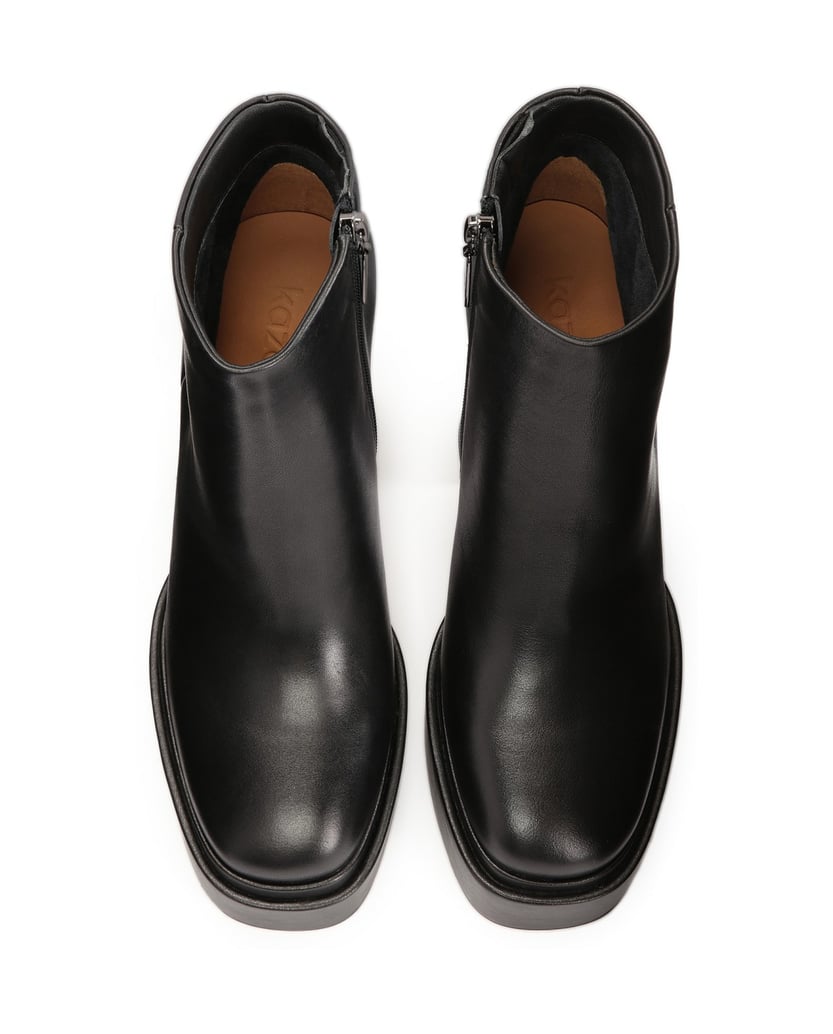 Kazar-Schwarze-Lederstiefel-mit-hohem-Plateau