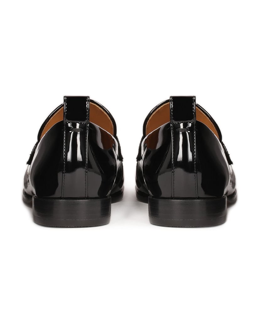 Kazar-Lackierte-Slipper-mit-flachen-Absätzen