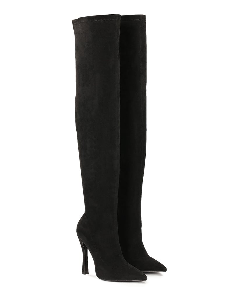 Kazar-Schwarze-hohe-Stiletto-Musketiere-schwarz