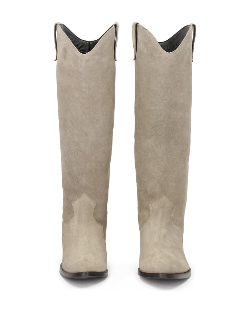 Kazar-Graue-Cowboystiefel-mit-hohem-Schaft-aus