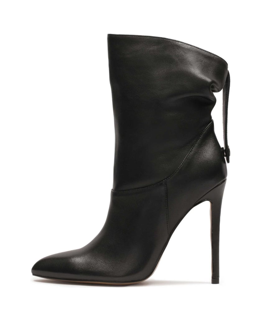 Kazar-Slip-on-boots-with-crinkle-upper-čierna