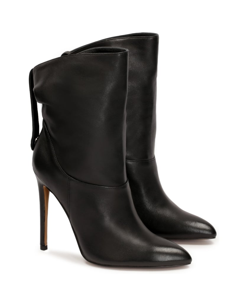 Kazar-Slip-on-boots-with-crinkle-upper-čierna