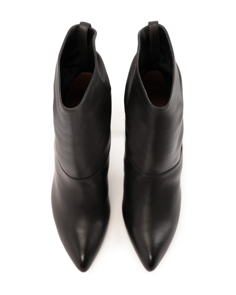 Kazar-Slip-on-boots-with-crinkle-upper-čierna