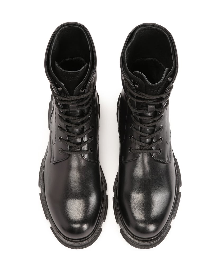 Kazar-Schnürstiefel-mit-umgeschlagenem-Schaft