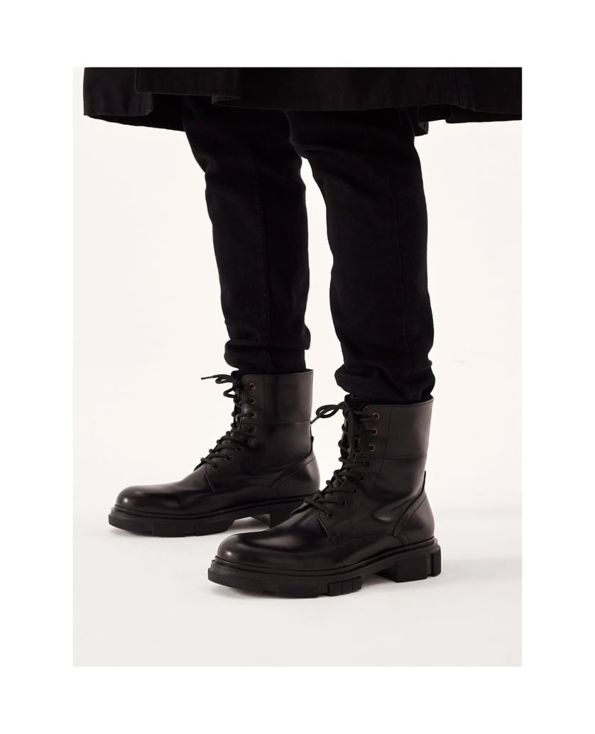 Kazar-Schnürstiefel-mit-umgeschlagenem-Schaft