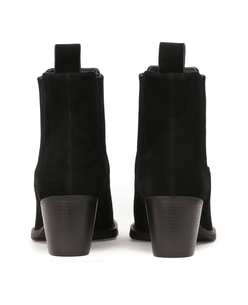 Kazar-Schwarze-Wildlederstiefel-ohne-Schnalle