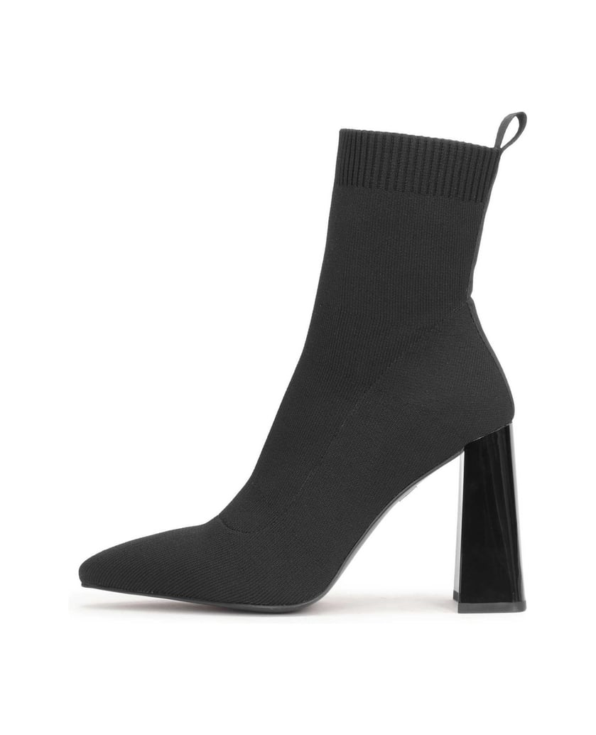 Kazar-Elastic-heeled-boots-černá