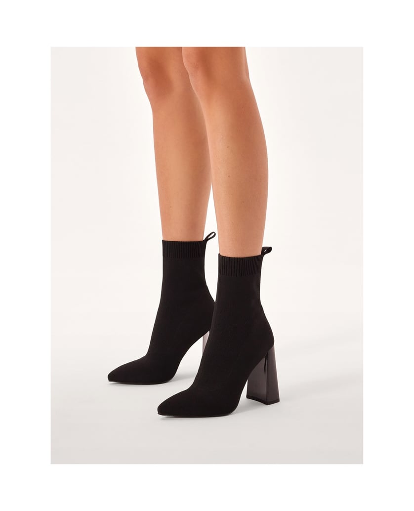 Kazar-Elastic-heeled-boots-černá