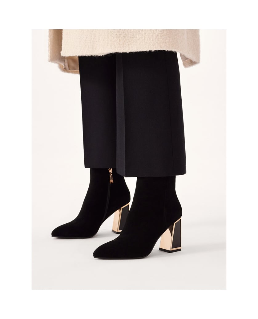 Kazar-Suede-boots-with-shiny-heel-čierna