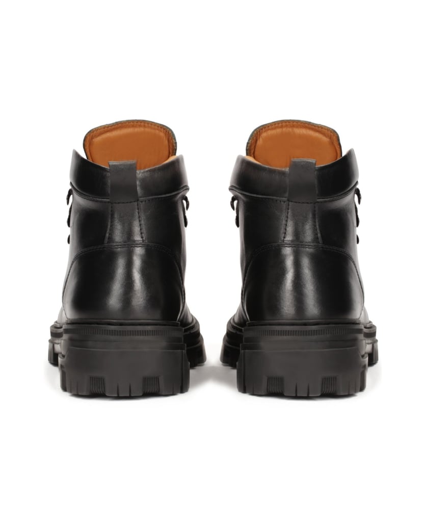 Kazar-Lace-up-boots-on-a-treaded-sole-černá
