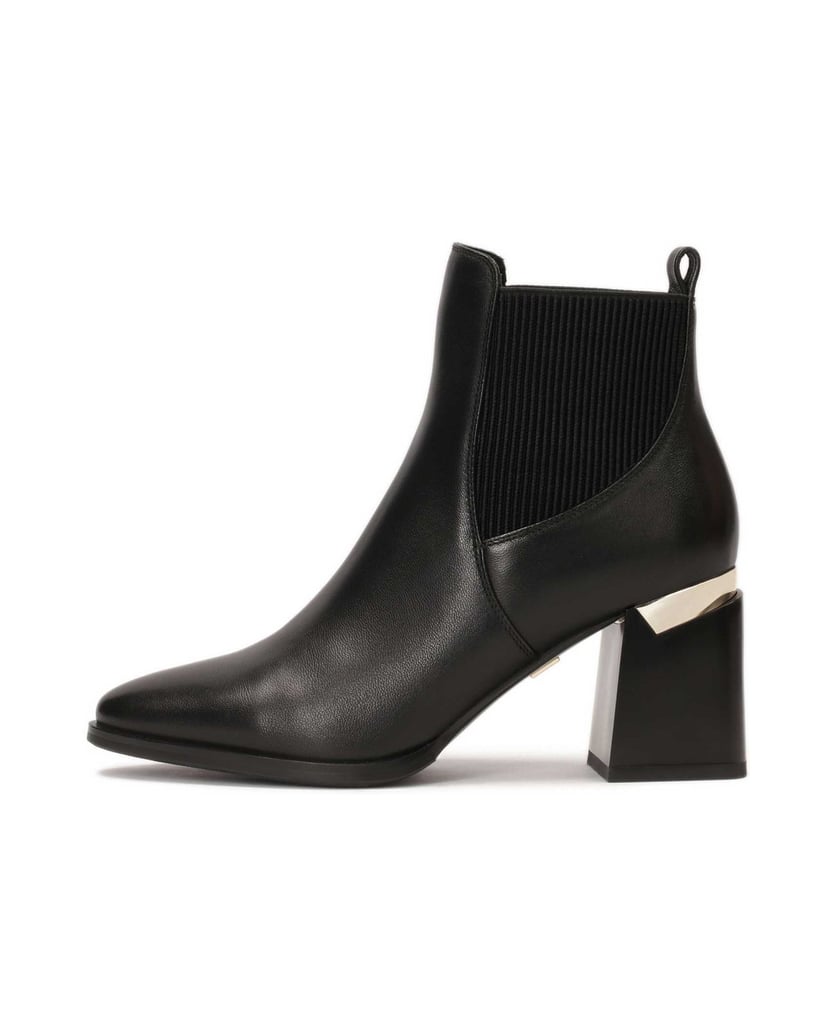 Kazar-Schwarze-Stiefel-mit-breitem,-verziertem-schwarz