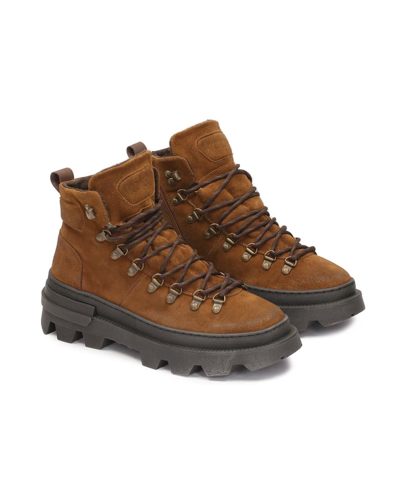 Kazar-Wildlederstiefel-auf-dicker-Sohle-mit-Pr