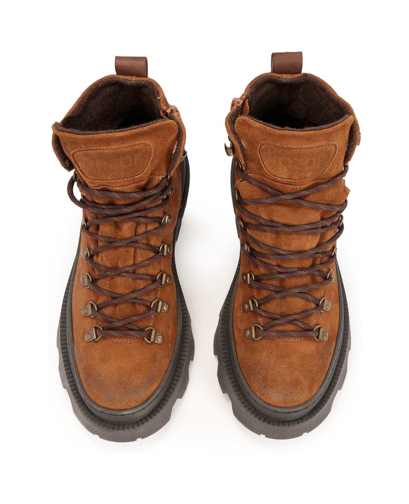 Kazar-Wildlederstiefel-auf-dicker-Sohle-mit-Pr