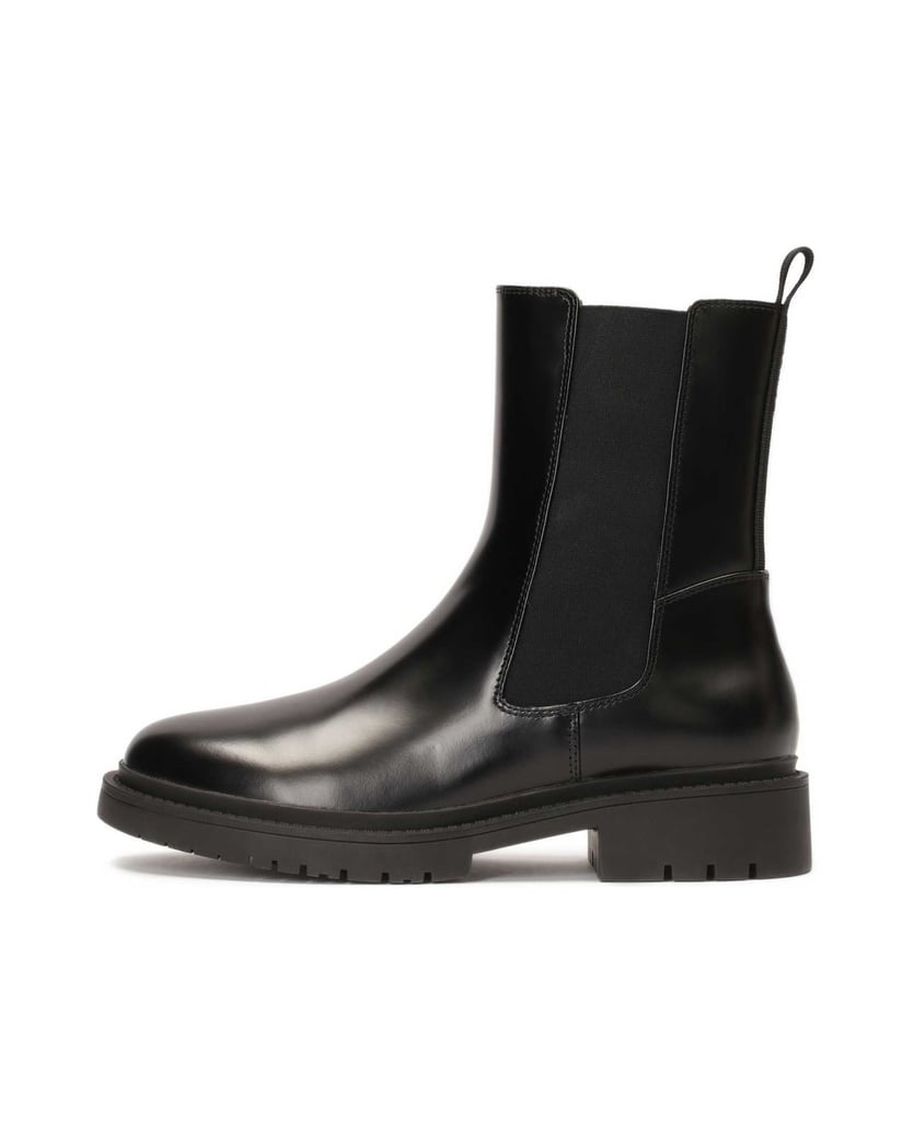 Kazar-Black-leather-women's-Chelsea-boots-černá