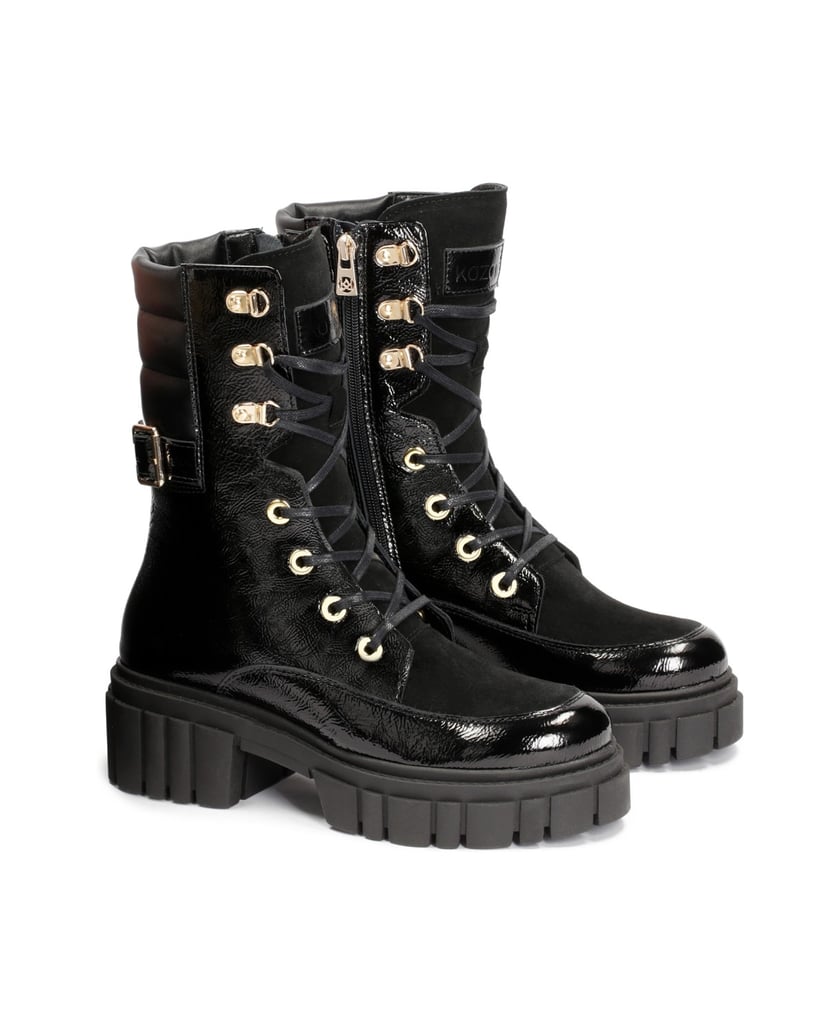 Kazar-Stiefel-mit-hohem-Schaft-und-dickem-Absa