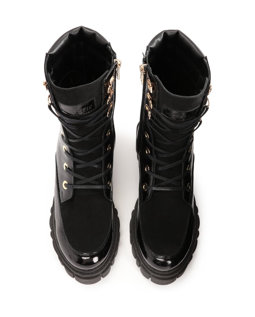 Kazar-Stiefel-mit-hohem-Schaft-und-dickem-Absa