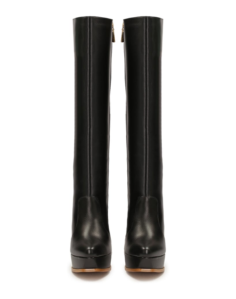 Kazar-Schwarze-Stiefel-mit-einem-Plateau-auf-d-schwarz