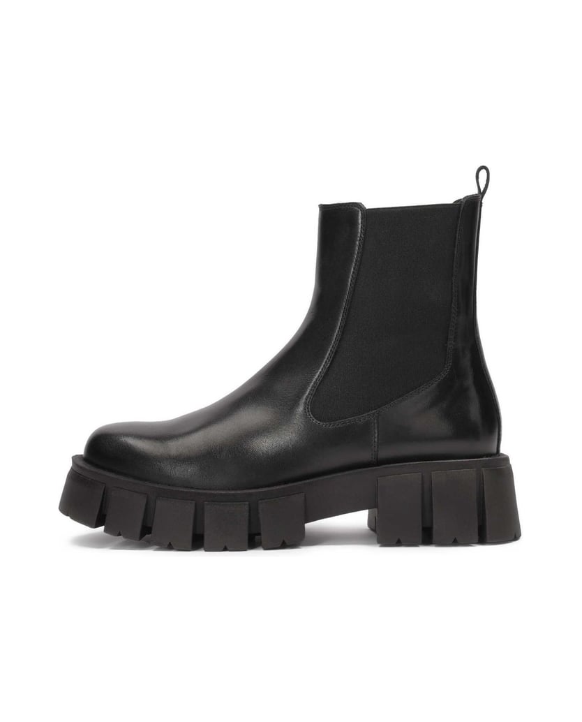 Kazar-Klassische-Stiefel-mit-elastischen-Einsä-schwarz