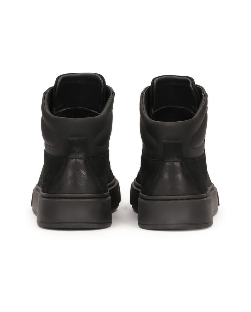 Kazar-Schwarze-Herren-Turnschuhe-mit-hohem-Sch-schwarz