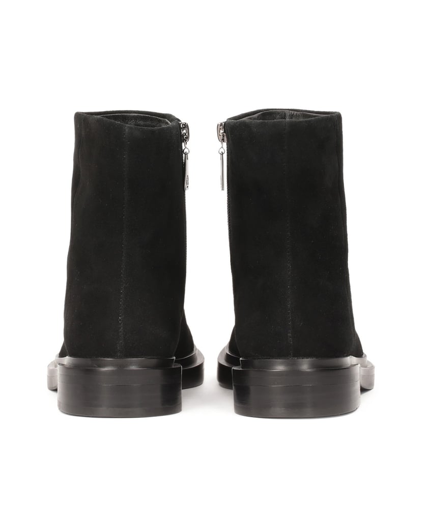 Kazar-Schwarze-Wildlederstiefel-mit-Reißversch