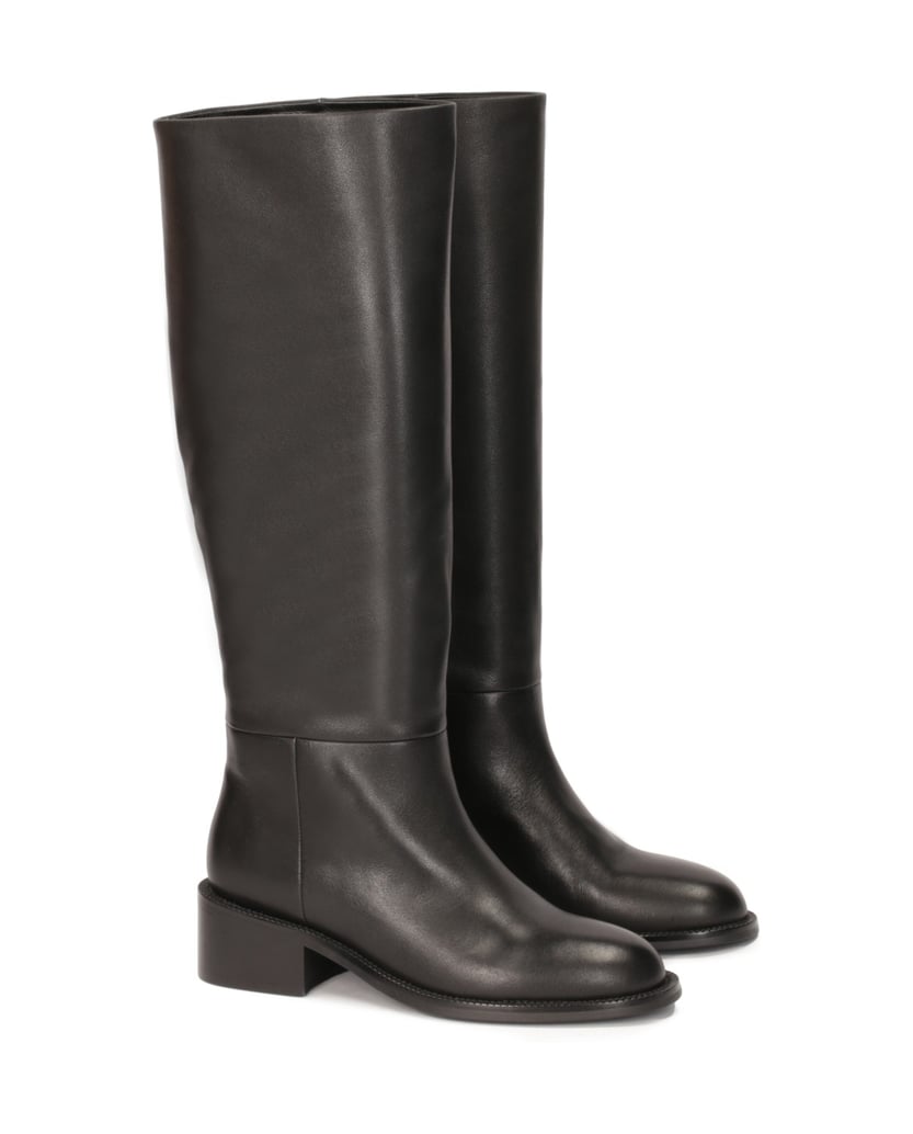 Kazar-Jackboots-aus-Leder-mit-Schaft-zum-Hinei-schwarz