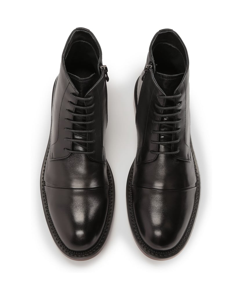 Kazar-Elegante-Herrenstiefel-mit-gebundenem-Sc-schwarz