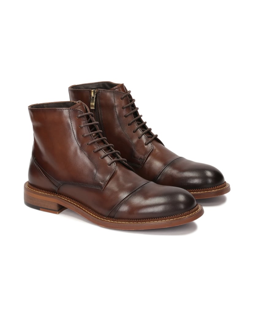 Kazar-Braune-Herrenstiefel-mit-hohem-Schaft-braun