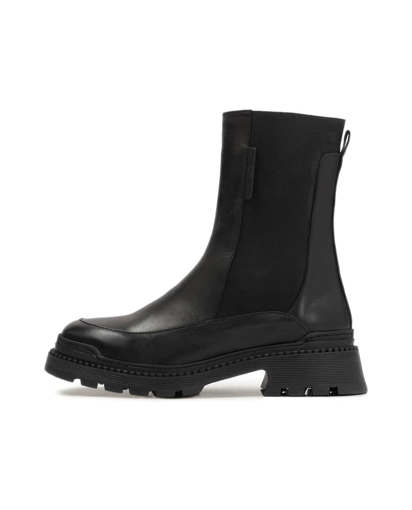 Kazar-Chelsea-artige-Lederstiefel-mit-dicker,