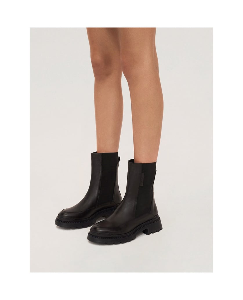 Kazar-Chelsea-artige-Lederstiefel-mit-dicker,