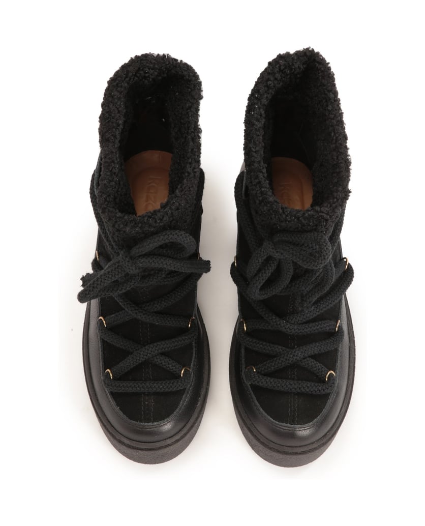 Kazar-Schwarze-Schneestiefel-aus-kombinierten