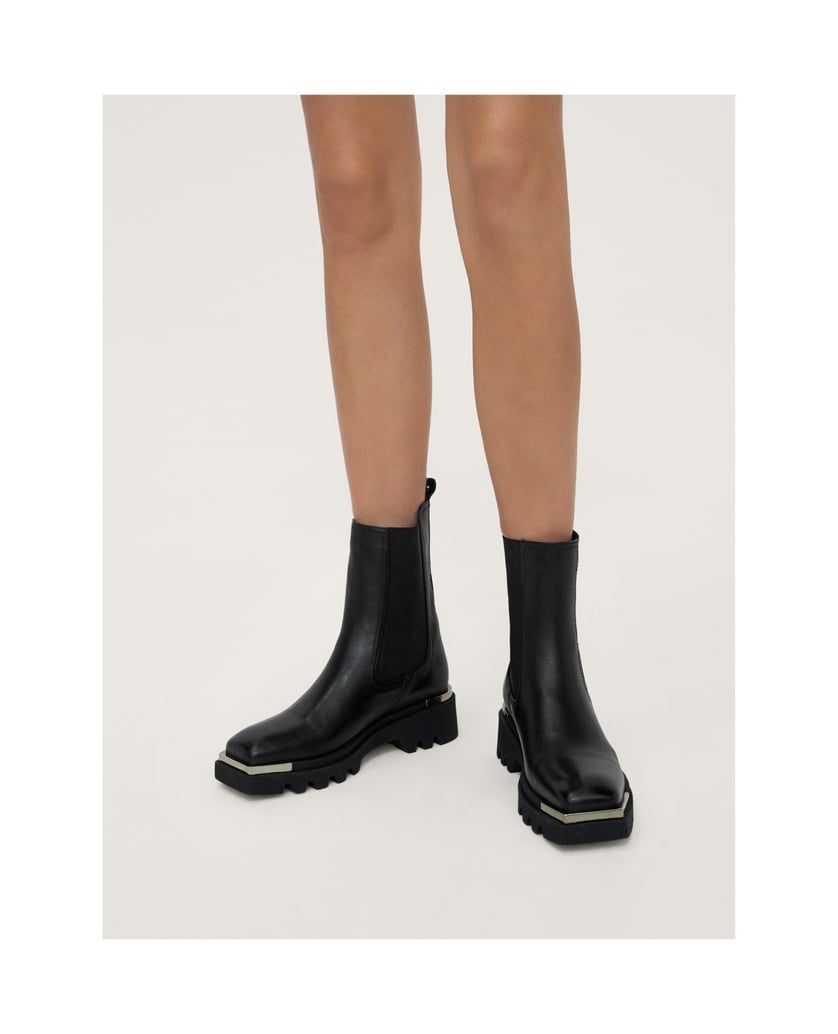 Kazar-Modische-Chelsea-Stiefel-mit-hohem-Schaf