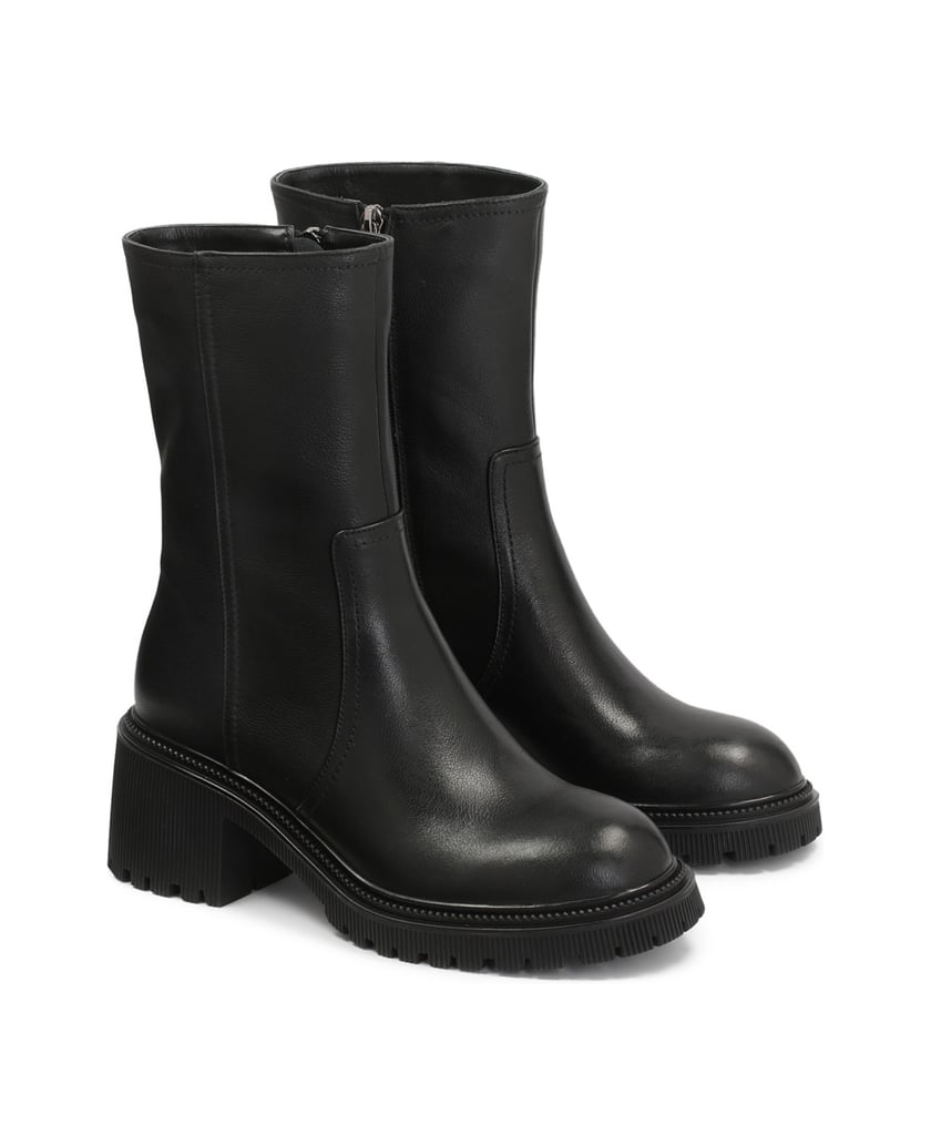 Kazar-Lederstiefel-mit-hohem-Schaft-und-breite-schwarz