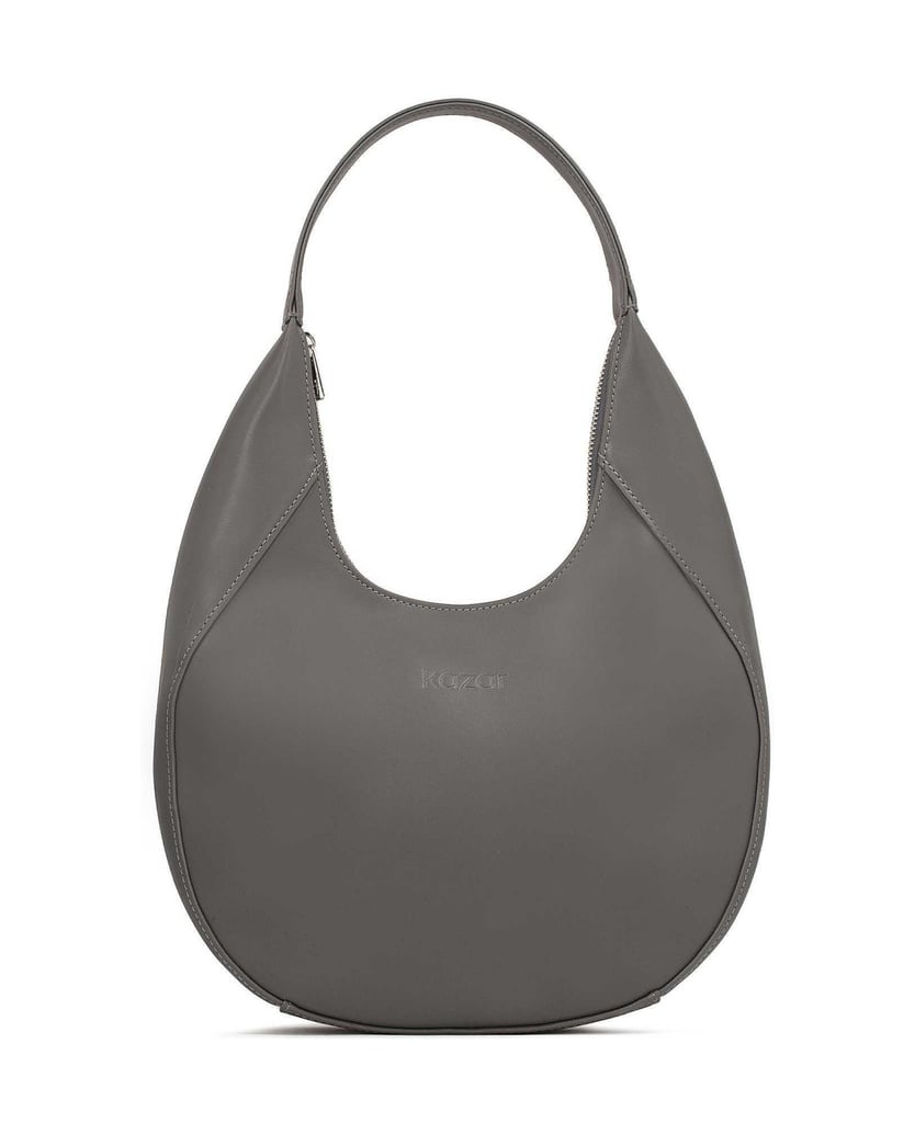Kazar-Graue-halbmondförmige-Damentasche